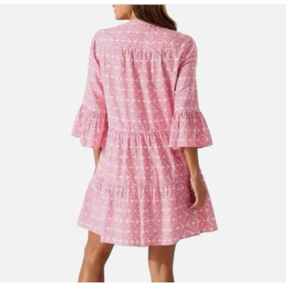 NWT Tommy Bahama Women's Diamond Clip Tiered Summer Mini Dress XS - Picture 2 of 9